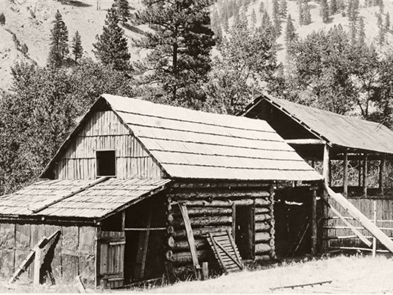 The barn at Shepp Ranch, originally built in 1900.